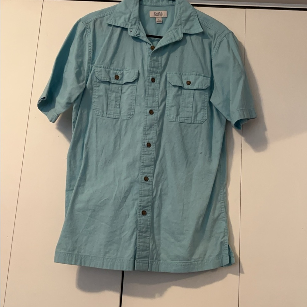 Croft & Barrow Blue Button Up